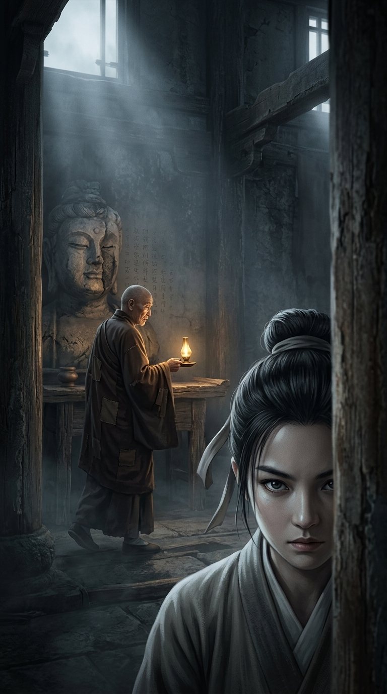 同一個角色出現在寫實場景裡